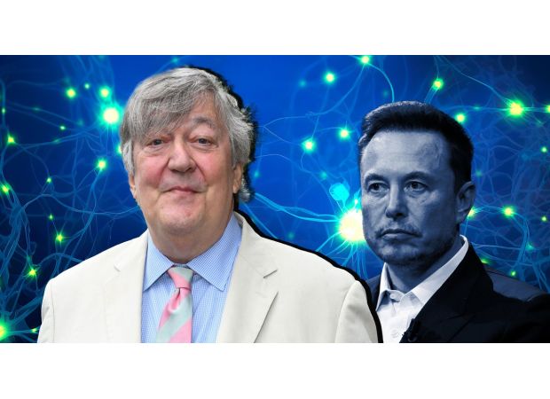 Stephen Fry receives praise for strongly criticizing Elon Musk's behavior and actions.