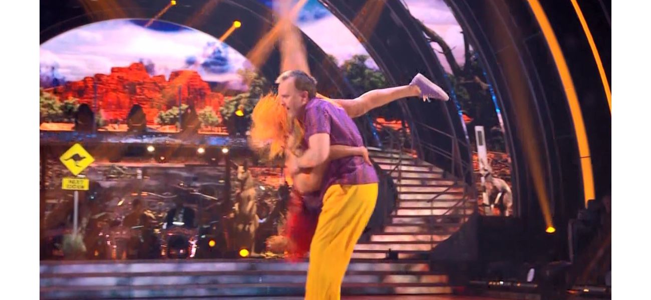 Comedian Chris McCausland receives high praise for pulling off incredible stunts on Strictly.