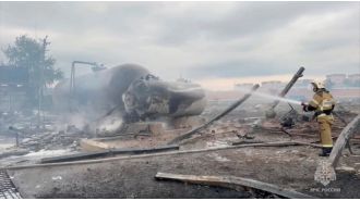Two kids die in explosion at gas station, flames reaching 1,000ft.