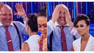 Stars from Strictly Come Dancing, Wynne Evans and Katya Jones, address concerns over their behavior being deemed as inappropriate.
