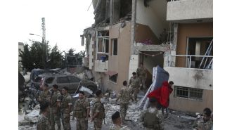 Strong Israeli attacks strike northern Gaza and Lebanon.