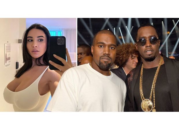 Kanye West allegedly drugged and sexually assaulted his ex-assistant at a party hosted by Diddy.
