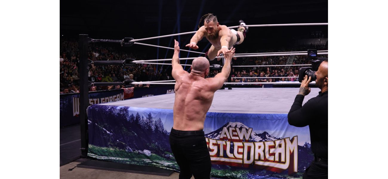The 43-year-old wrestling legend was taken away on a stretcher after his final match, leaving fans heartbroken.