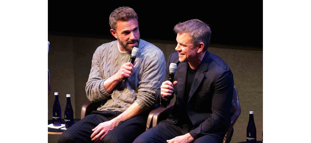 The idea that Matt Damon and Ben Affleck have a hidden romantic relationship is flawed.