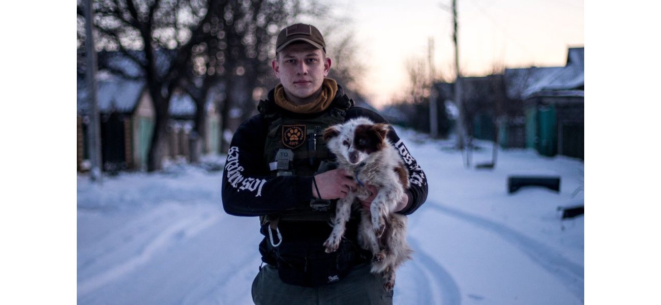 Man risks life to save Ukraine pets after wife's death by Russia.
