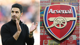 Arsenal player receives yellow card for using sneaky tactics while playing for his national team.