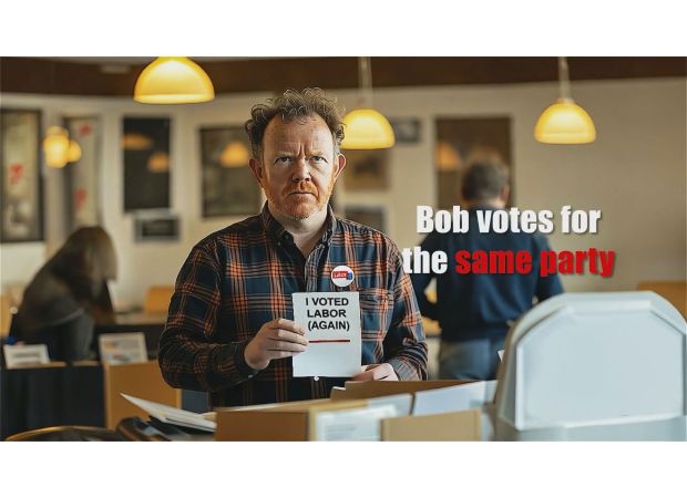 Australia's Liberal Party has unveiled the country's first political ad created entirely by artificial intelligence.