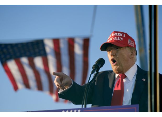 Trump made a derogatory comment about Kamala Harris during a fundraiser.