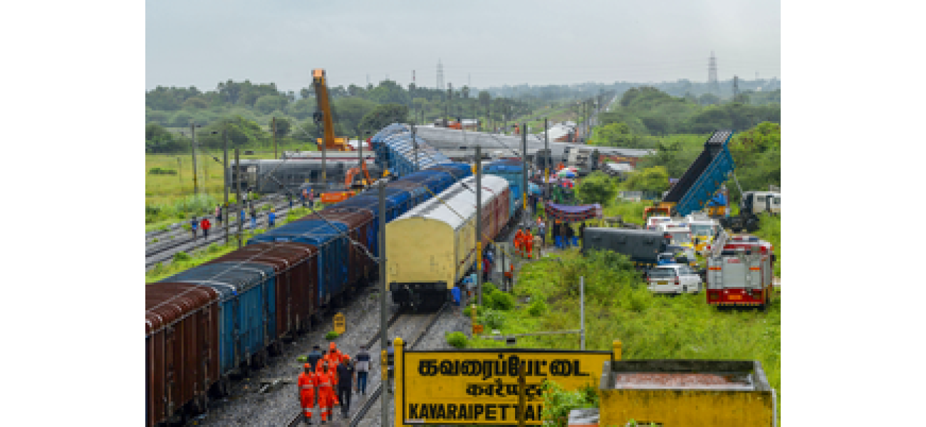 Investigators suspect sabotage in Tamil Nadu train collision after on-site inspection by 3-member technical team.