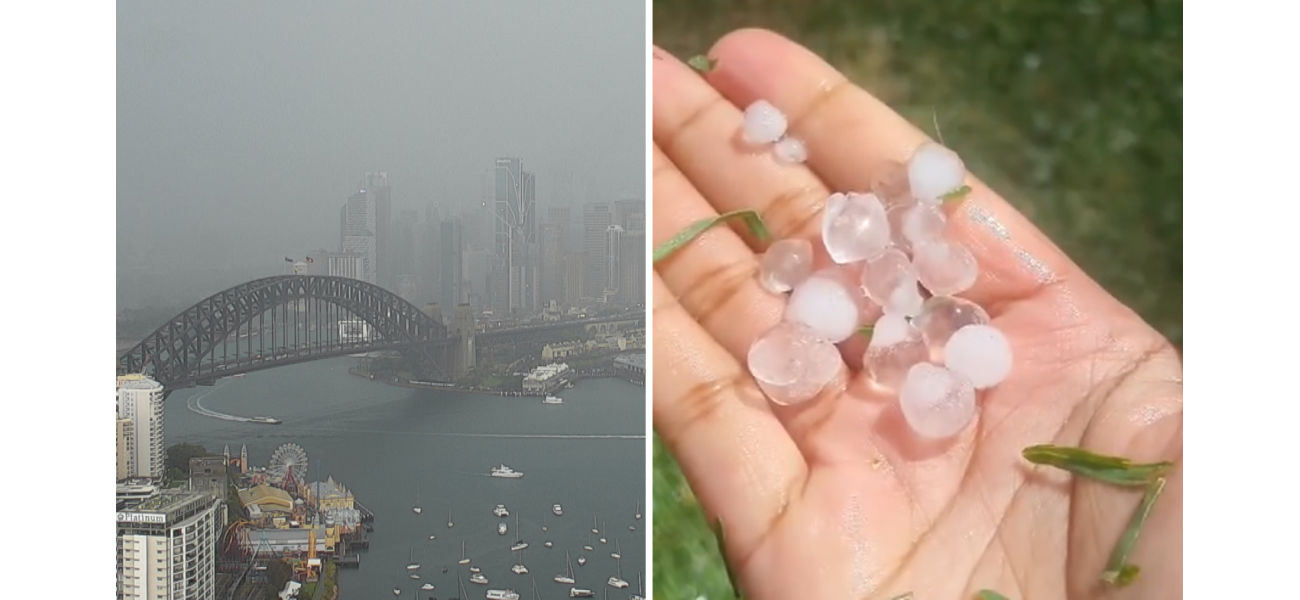 Sydney hit by storm, causing flight and light rail disruptions.