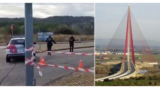 British thrill-seeker dies trying to climb highest bridge in Spain.