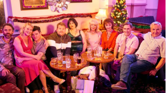 Gavin and Stacey actor avoids questions about potential wedding in finale.