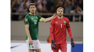 Despite a major mistake, Caoimhin Kelleher of Liverpool is named Man of the Match for Republic of Ireland.