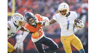 Broncos defense had difficulty on field & suffered defeat against Chargers, promising to improve in future.