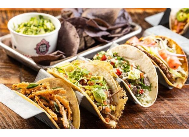 USA's popular restaurant chain is opening its first location in the UK, featuring a unique dish of fish and chips tacos.