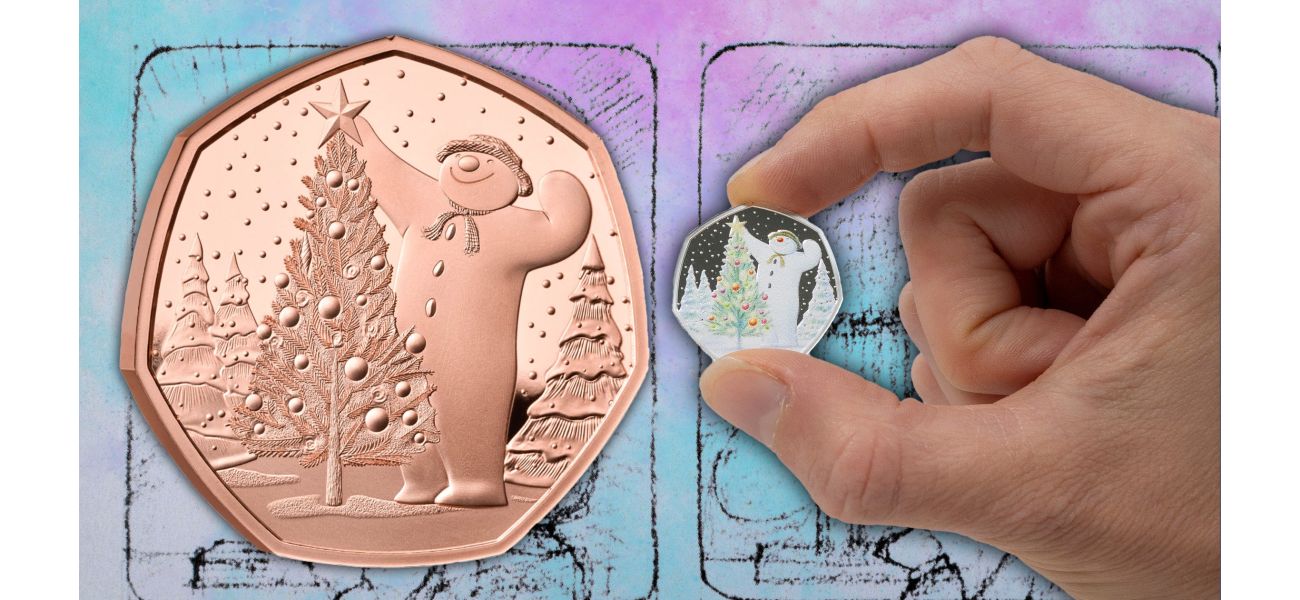 Tips for locating a rare gold 50p coin with The Snowman design for collectors.