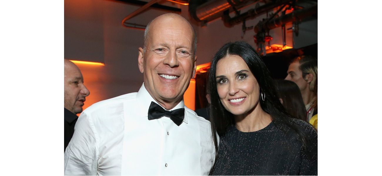 Demi Moore shared a positive update about Bruce Willis' health, saying he is 