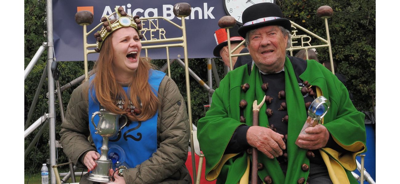 American wins global conker championship despite only discovering the game a few months ago.
