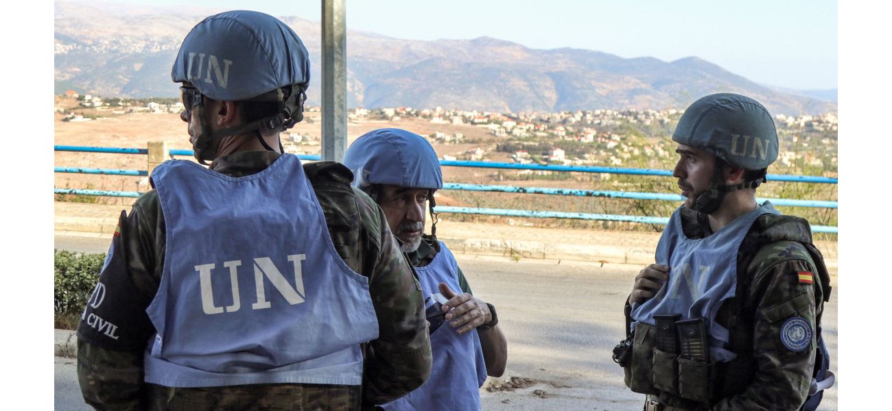 What is the purpose of UN peacekeepers in Lebanon?