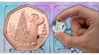 Tips for locating a rare gold 50p coin with The Snowman design for collectors.