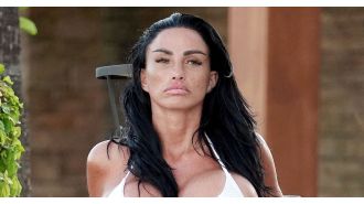 Katie Price reveals latest injury during lavish vacation in Cyprus.