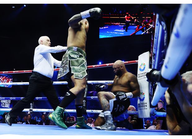 Boxer Frazer Clarke sends a message to Fabio Wardley after surgery for a serious head injury.