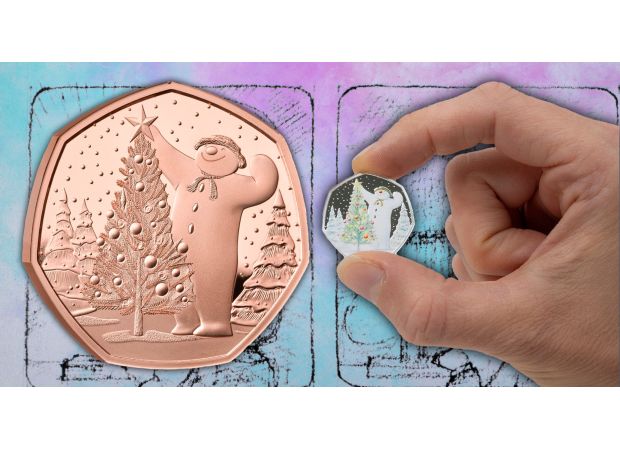 Tips for locating a rare gold 50p coin with The Snowman design for collectors.