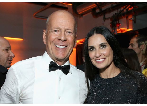 Demi Moore shared a positive update about Bruce Willis' health, saying he is 