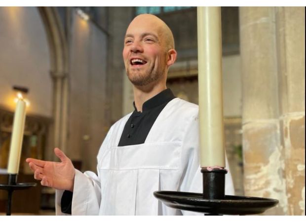 Reality TV star becomes a priest after leaving the Big Brother house without a shirt.