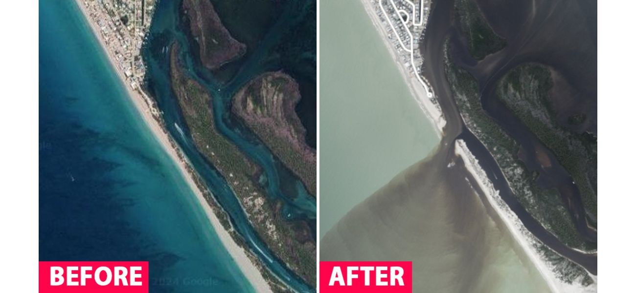 Hurricane Milton changed the landscape of Florida, as seen in satellite images.