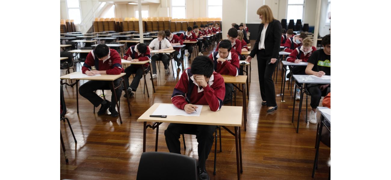 Twelfth-grade exams begin in two states today.