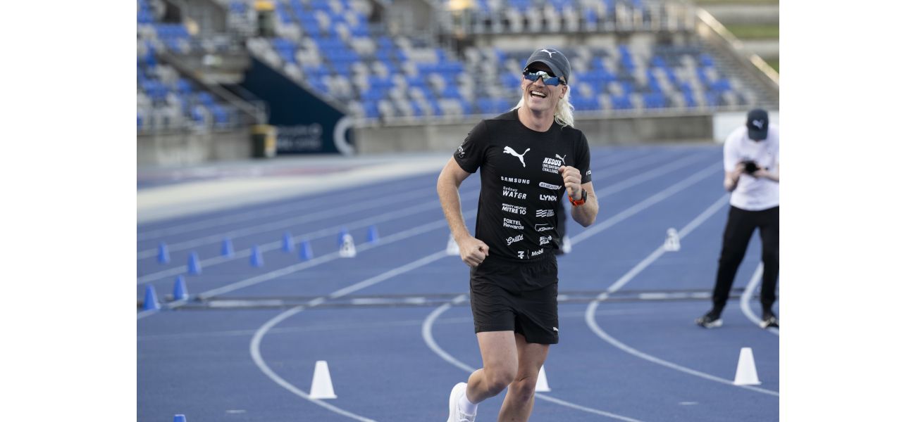 Nedd Brockmann is reaching the end of his 1600km run.