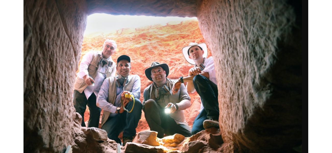 Ancient hidden tomb containing 'Holy Grail cup' discovered beneath famous Indiana Jones landmark.