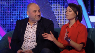 Katya Jones promises to stand by Wynne Evans, who she believes has been unfairly misrepresented and misunderstood.