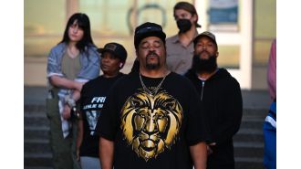 Kilyn Lewis' loved ones and advocates gather in Aurora to protest his unjust death.