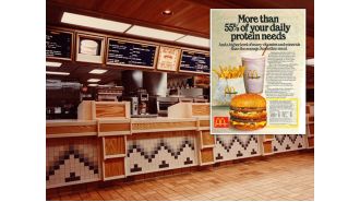 The UK's first McDonald's had a 45p Big Mac.