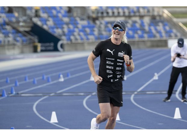 Nedd Brockmann is reaching the end of his 1600km run.