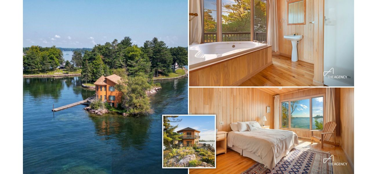 Island for sale at £1.1 million, but transportation may be an issue.