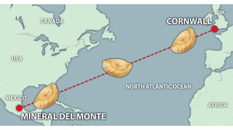 A town outside of Cornwall consumes the most Cornish pasties globally.
