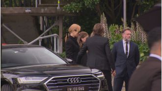 Nicole Kidman's mother was honored at a memorial service in Sydney.