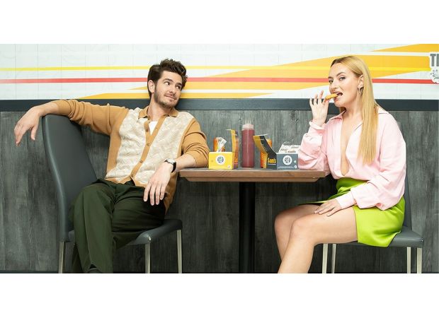 Why is the current buzz about Andrew Garfield and Amelia Dimoldenberg?