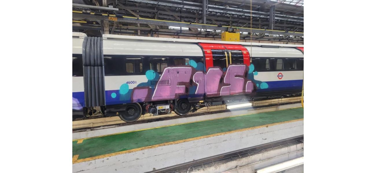 New London Underground trains damaged before being put into service.