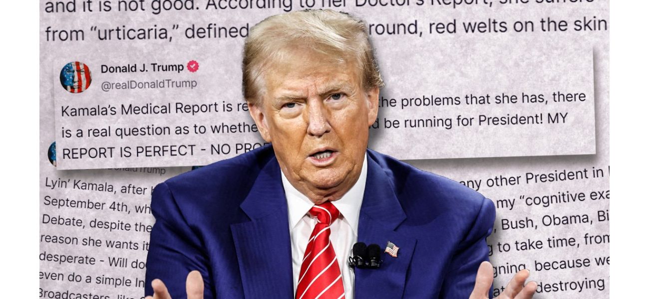 Trump says Harris has 