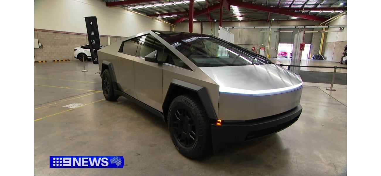 Australian car rally sees debut of Tesla's Cybertruck model.