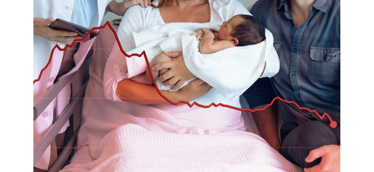 Australia's birth rate drops to lowest level since 2006.