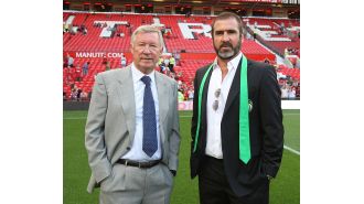 Cantona criticizes 'outrageous' decision by Manchester United to end Sir Alex Ferguson's contract.