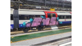 New London Underground trains damaged before being put into service.