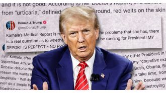Trump says Harris has 