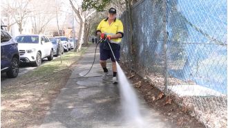 Prevent life-saving street cleaning devices in Sydney from using water.