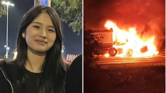 Adelaide car crash claims young woman's life in fire.